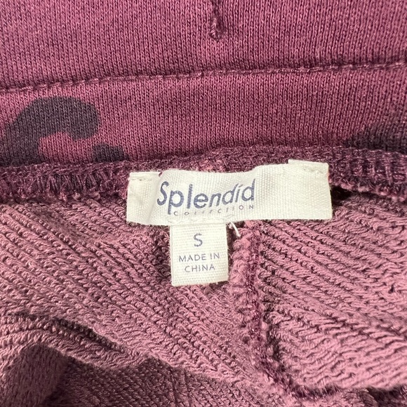 NWT👖 Splendid Corinna Jogger Black Cherry Leopard SZ-S - Picture 10 of 15